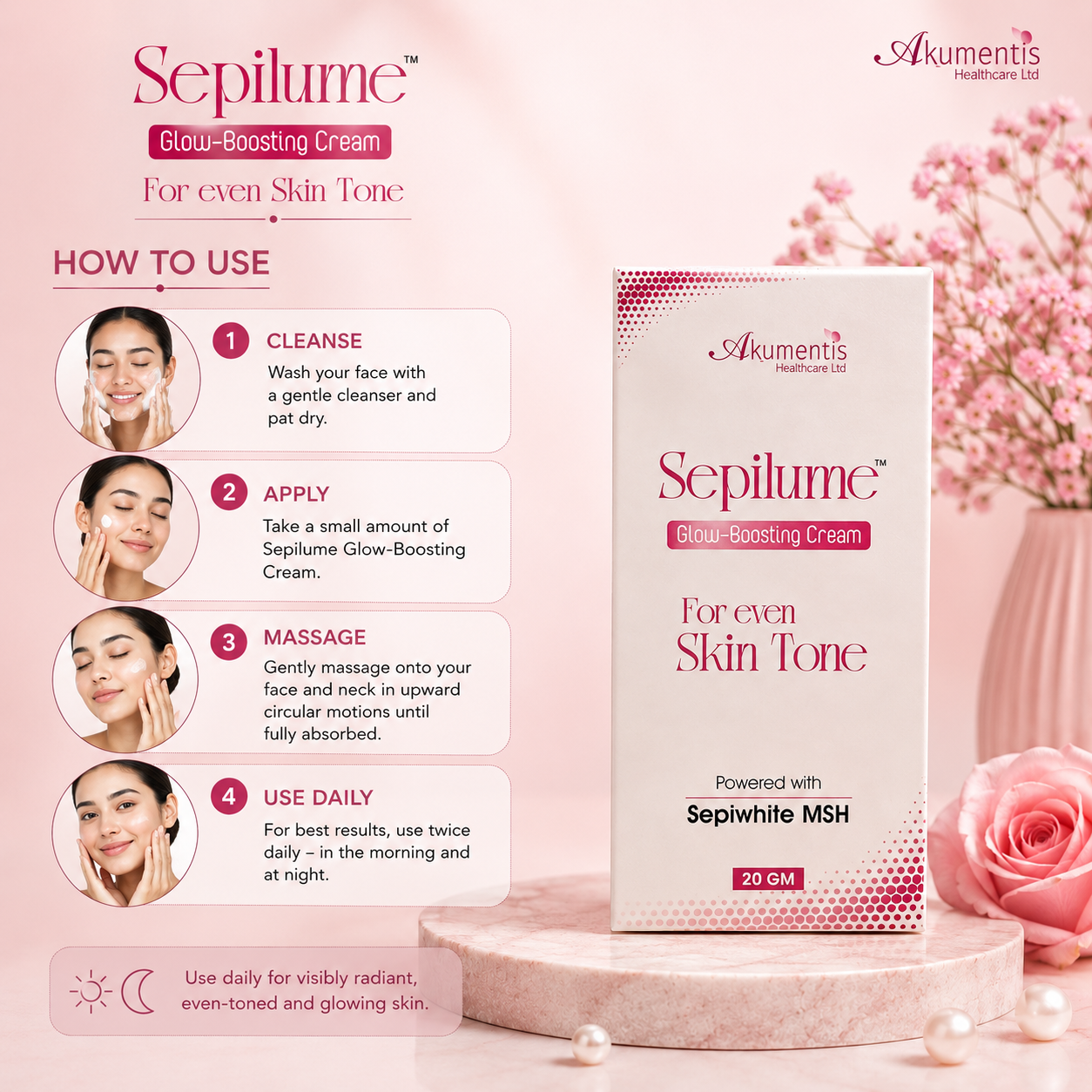 Sepilume Glow-Boosting Cream