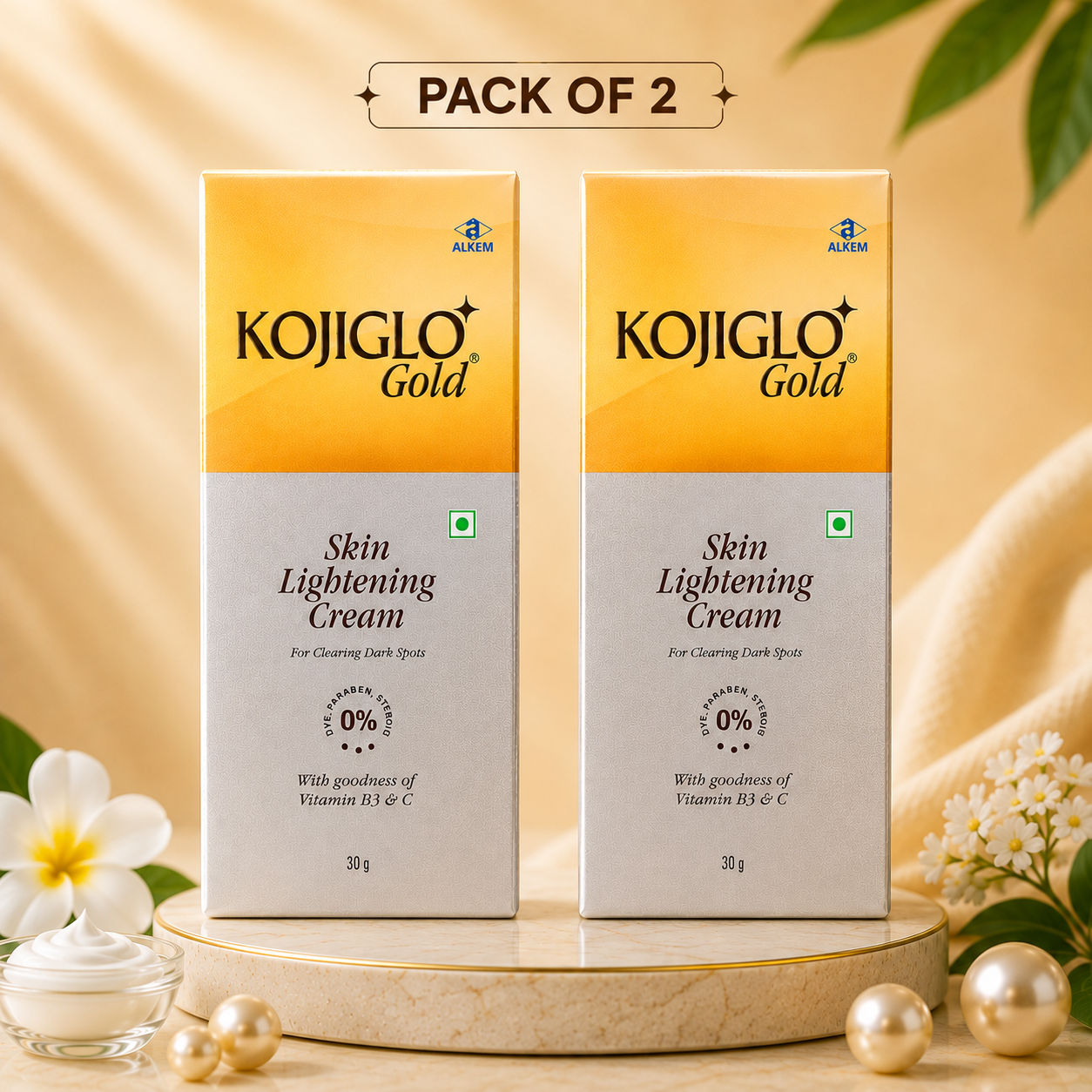 Kojiglo Gold Skin Lightening Cream 30g