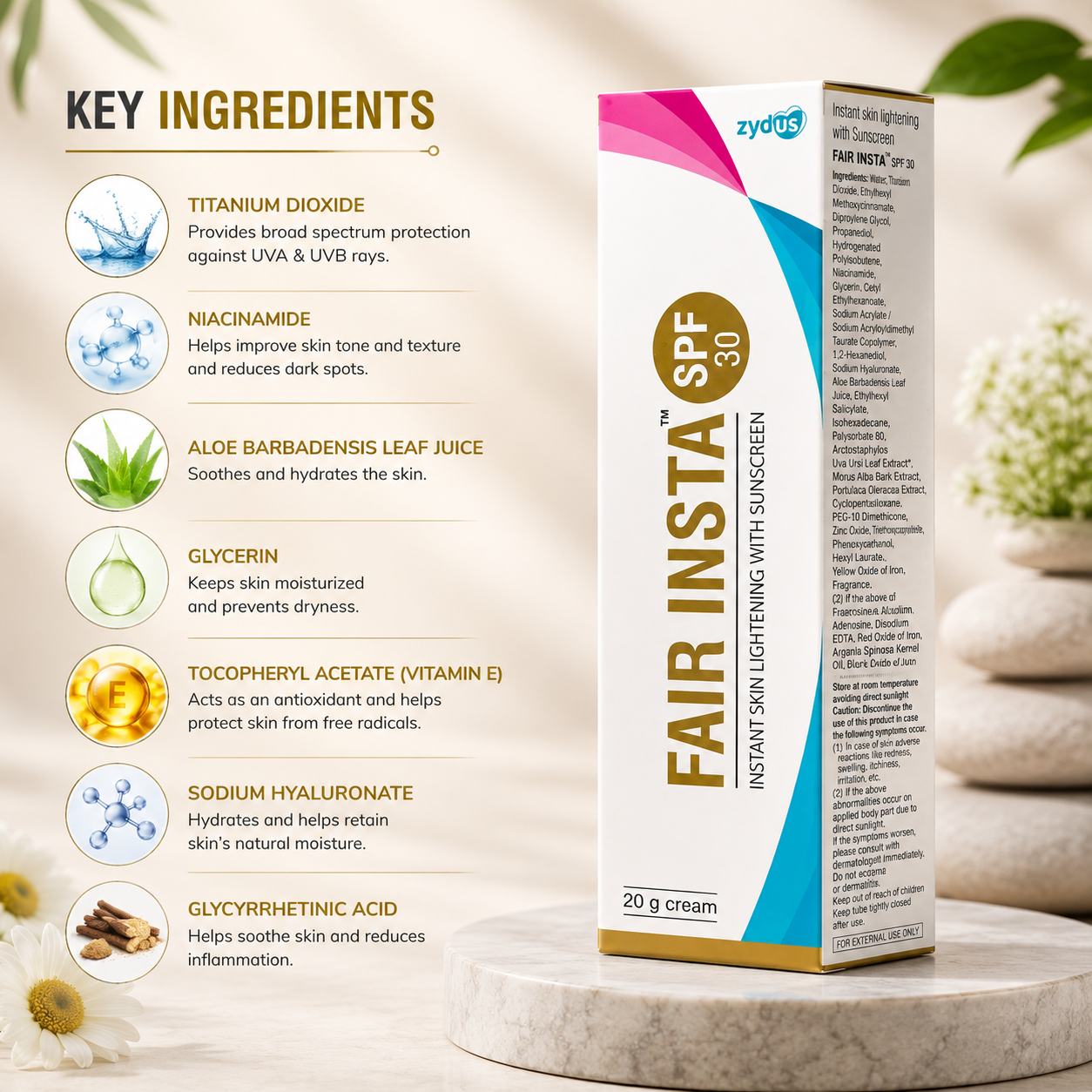 Fair Insta SPF 30 Cream 20g