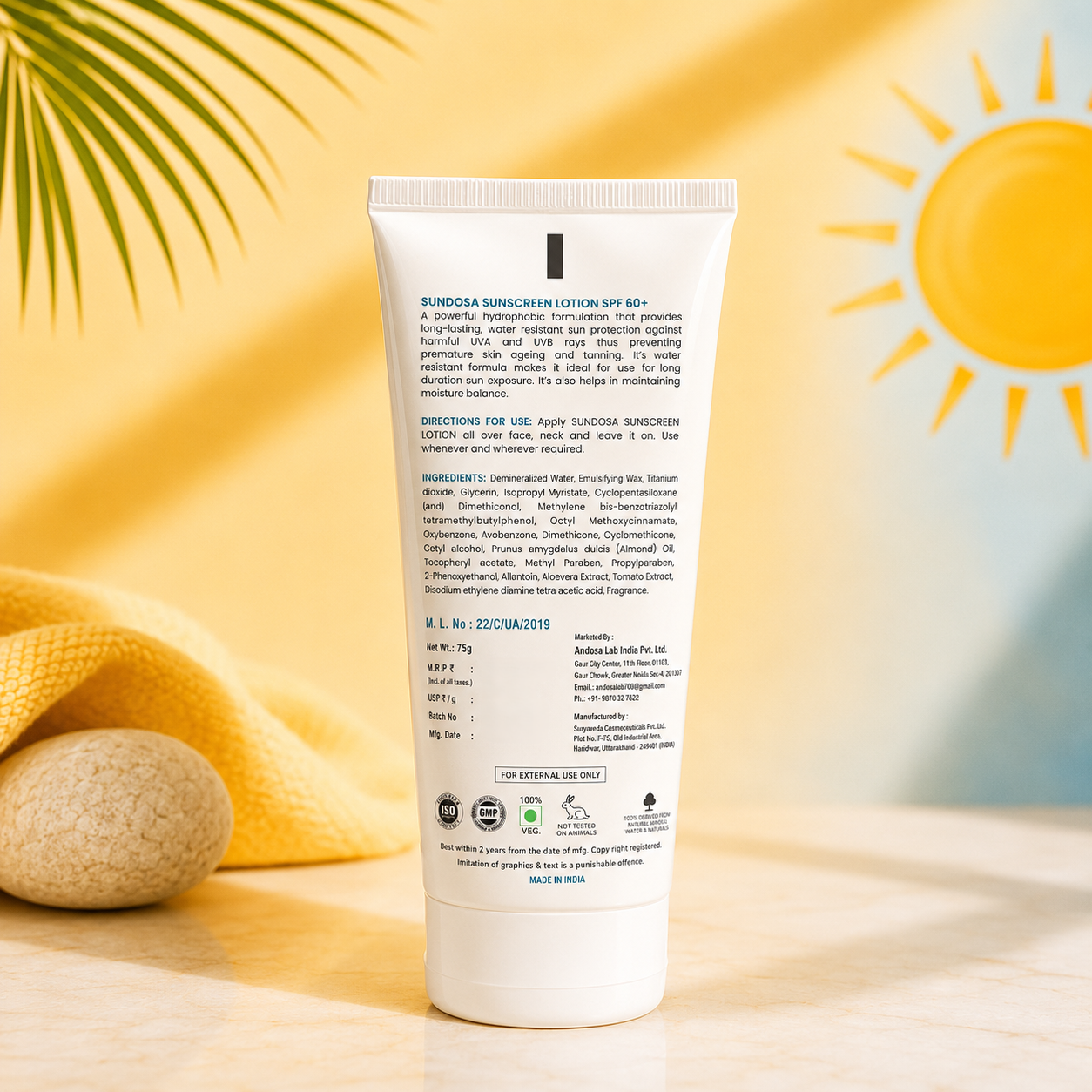 Sundosa Sunscreen Lotion SPF 60+