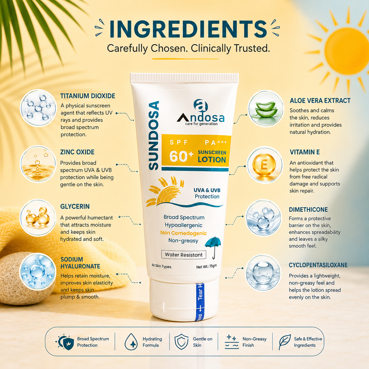 Sundosa Sunscreen Lotion SPF 60+