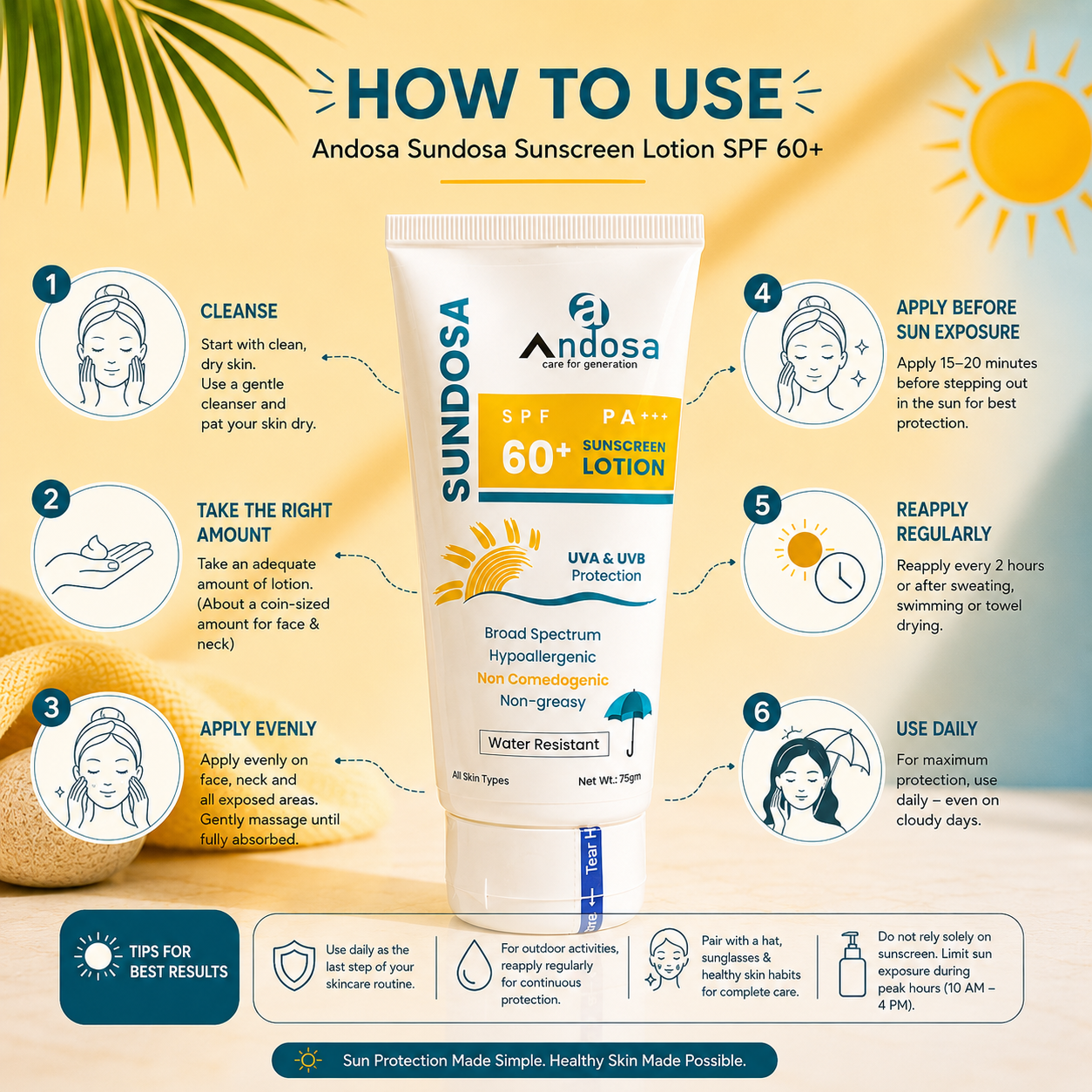 Sundosa Sunscreen Lotion SPF 60+