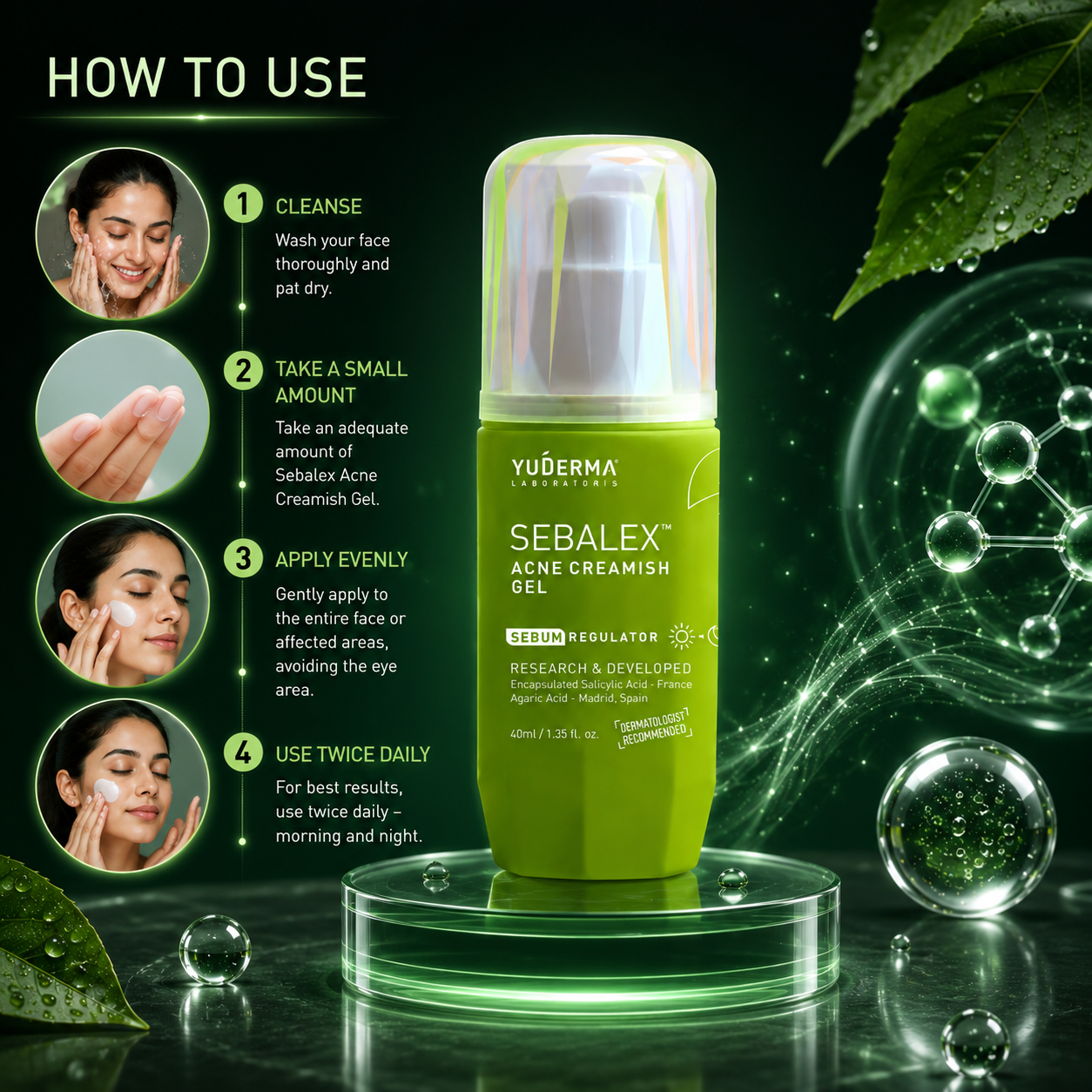 Sebalex Acne Creamish Gel