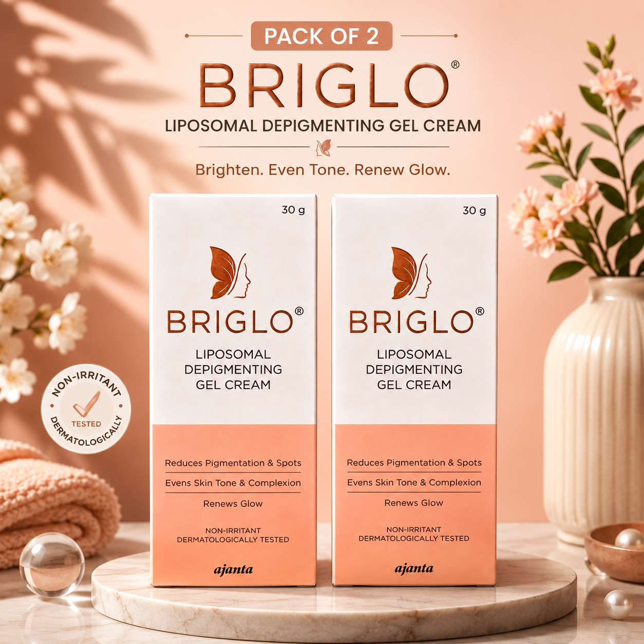 BRIGLO Liposomal Depigmenting Gel Cream