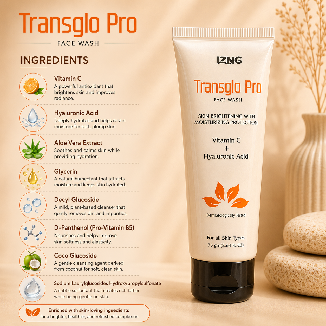 Transglo Pro Face Wash