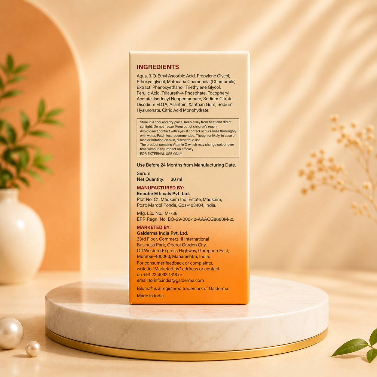 Biluma Glow Vitamin C Serum 15%