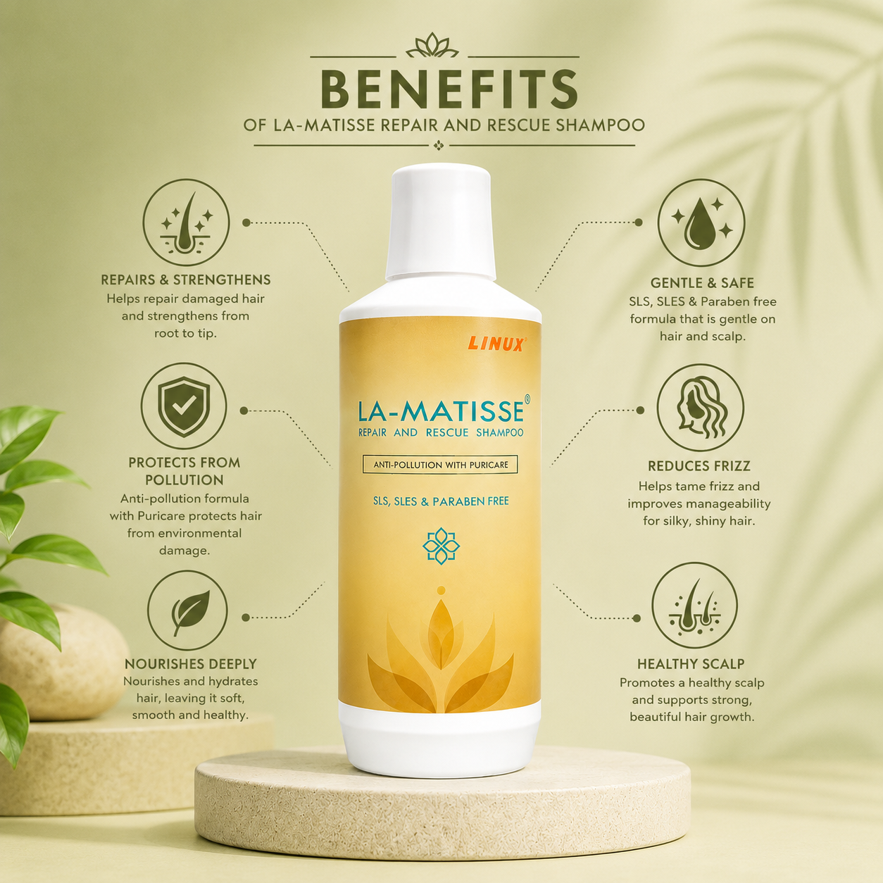 LA-MATISSE Repair & Rescue Shampoo 200ml
