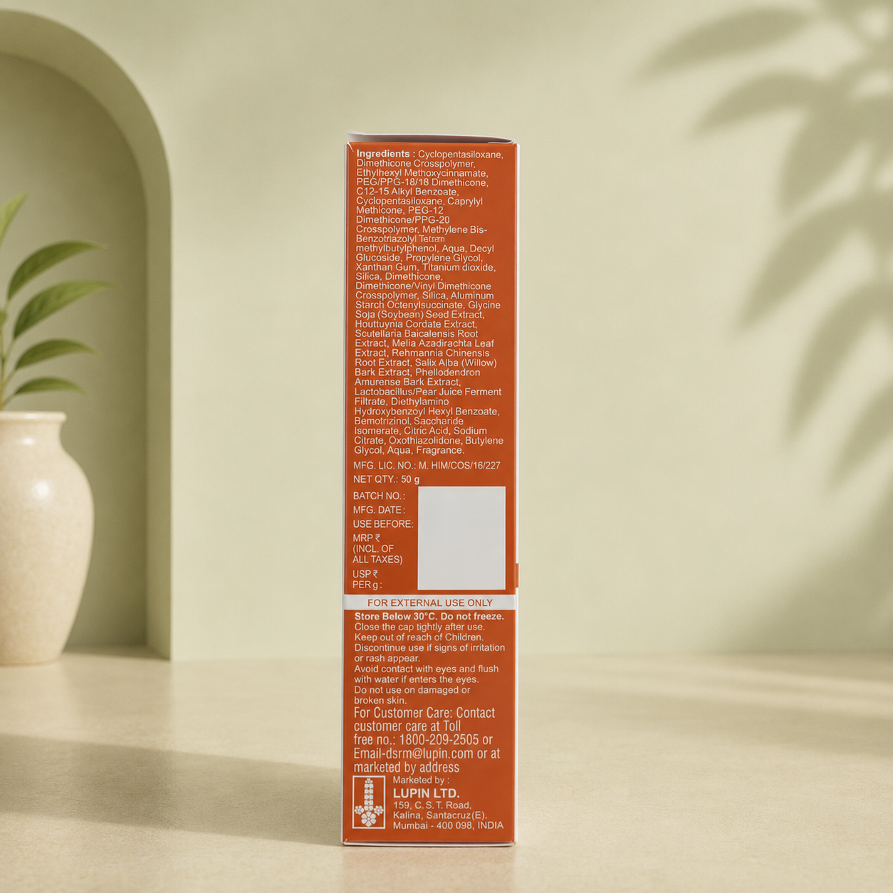 Sunhalt Gold Matte Sunscreen SPF 90 PA+++