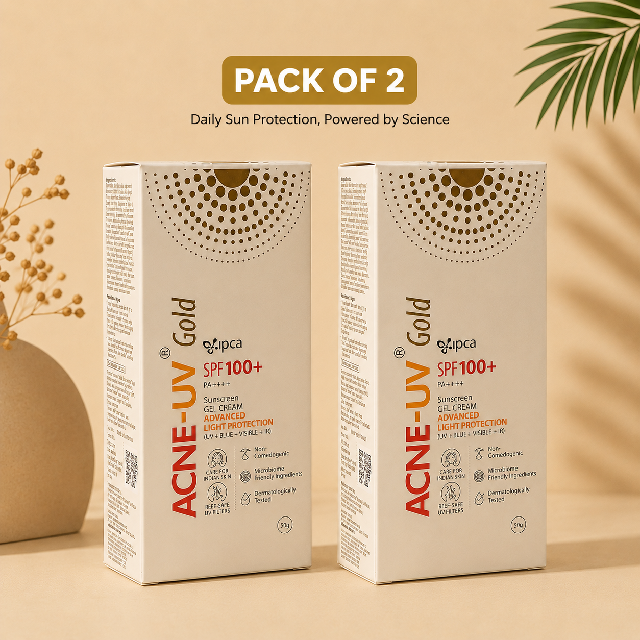 Acne-UV Gold SPF 100+ PA+ Sunscreen 50g