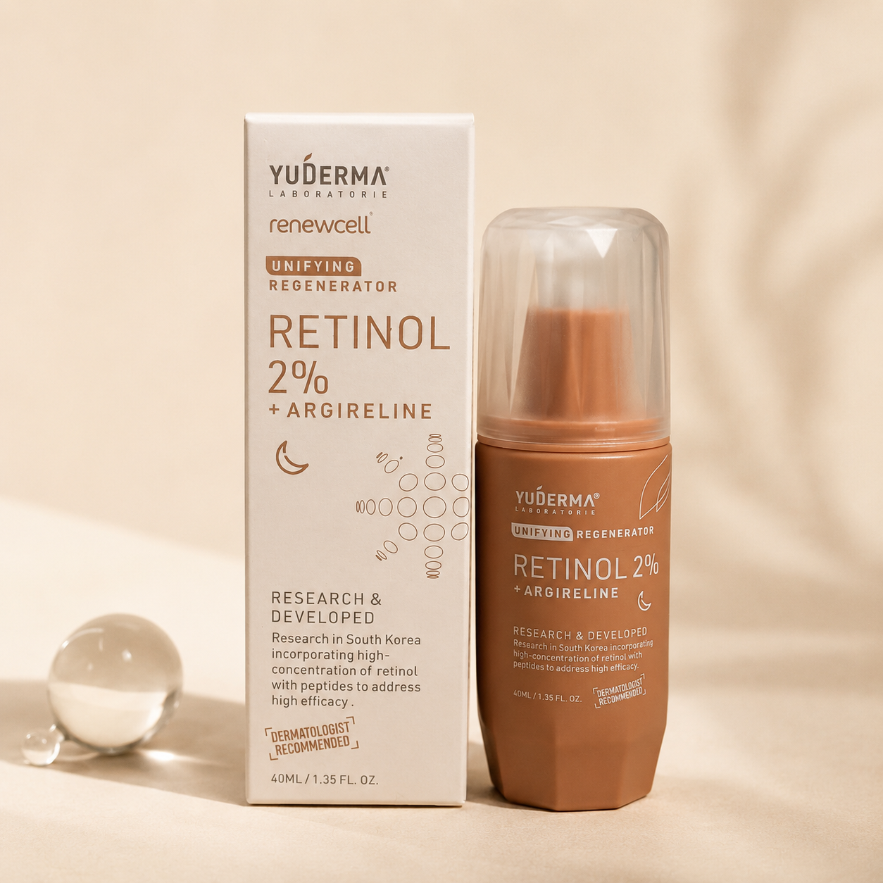 Yuderma Renewcell Retinol 2% + Argireline Serum
