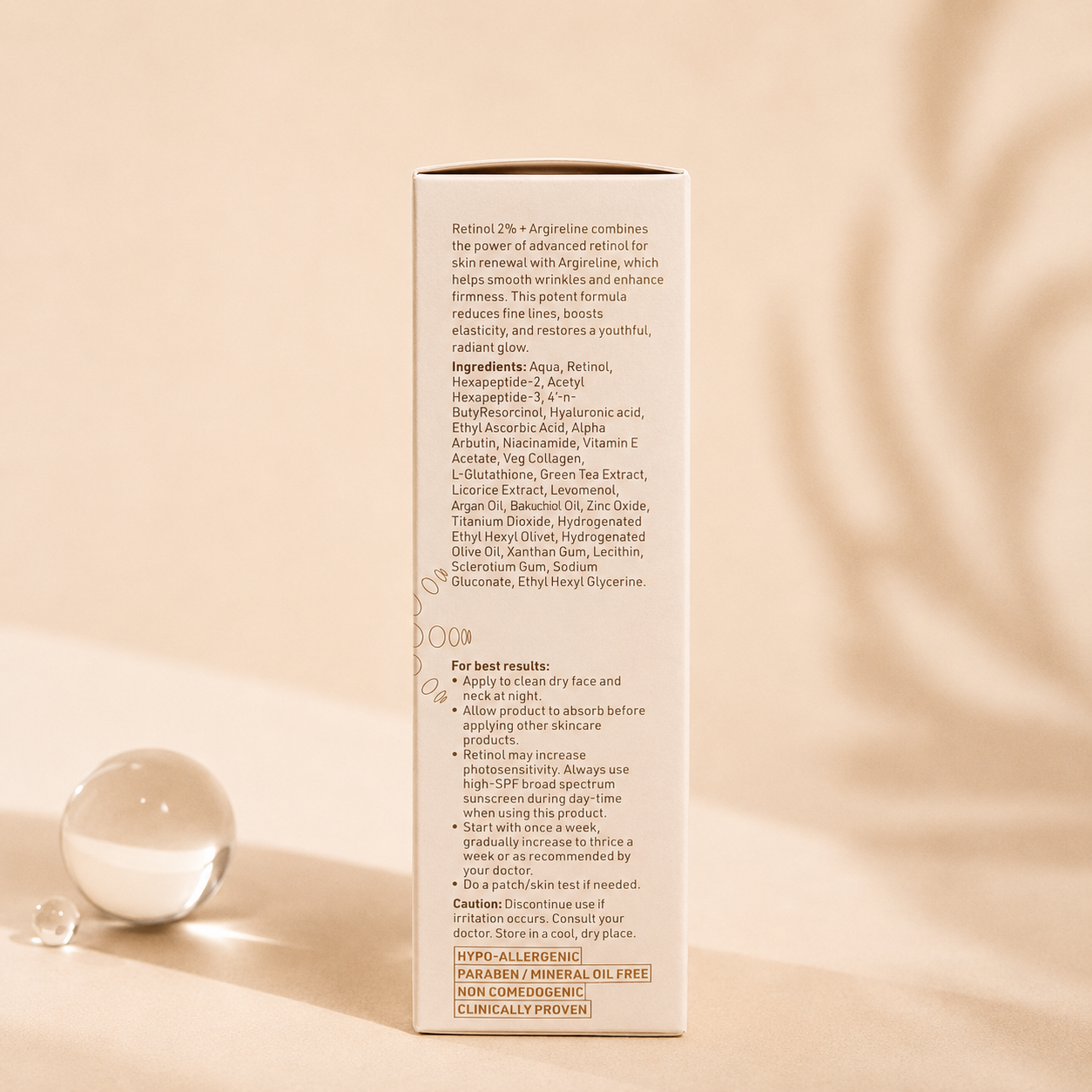 Yuderma Renewcell Retinol 2% + Argireline Serum