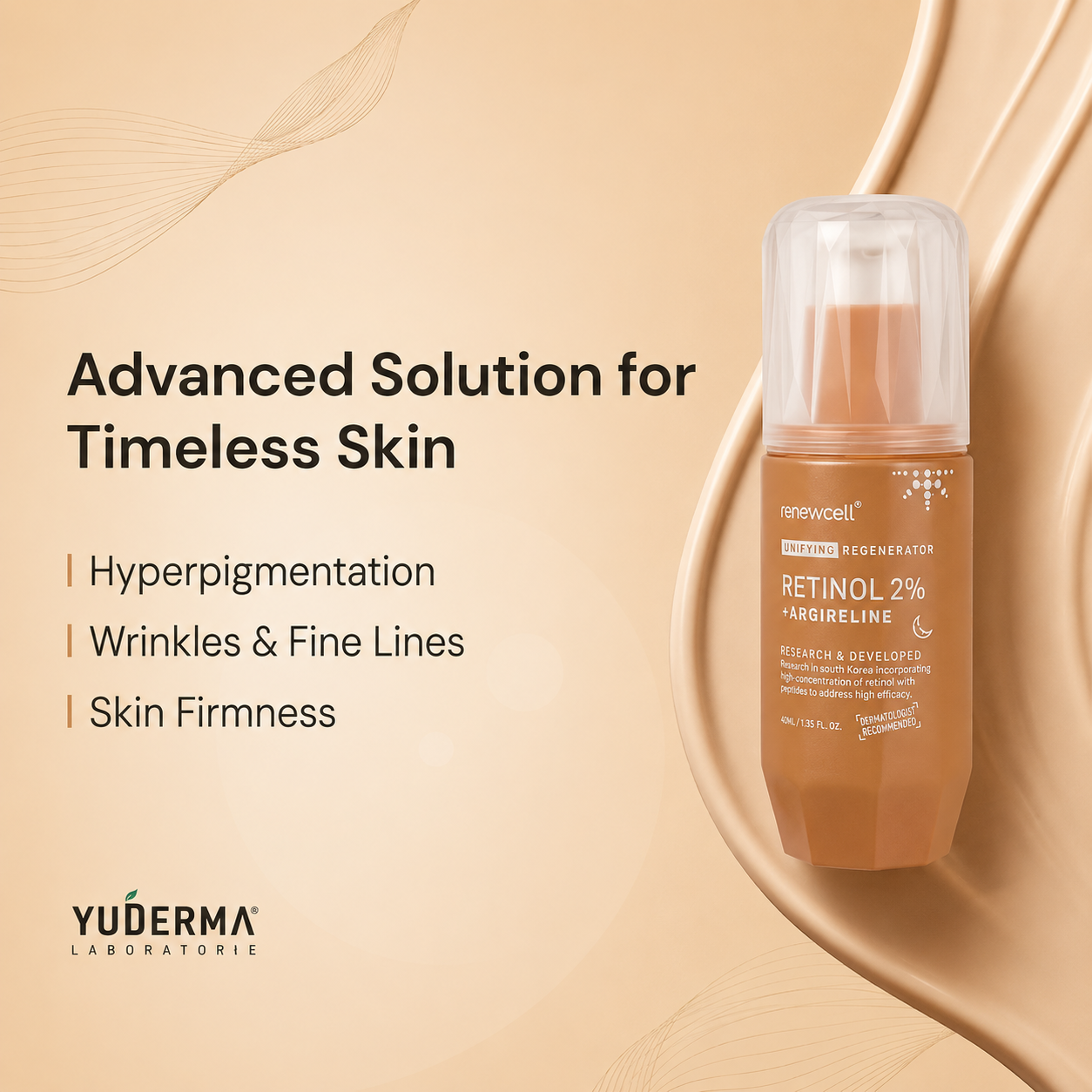 Yuderma Renewcell Retinol 2% + Argireline Serum
