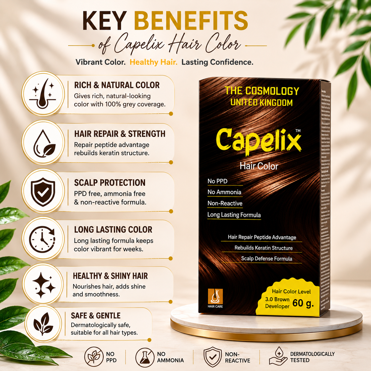 Capelix Hair Color Brown