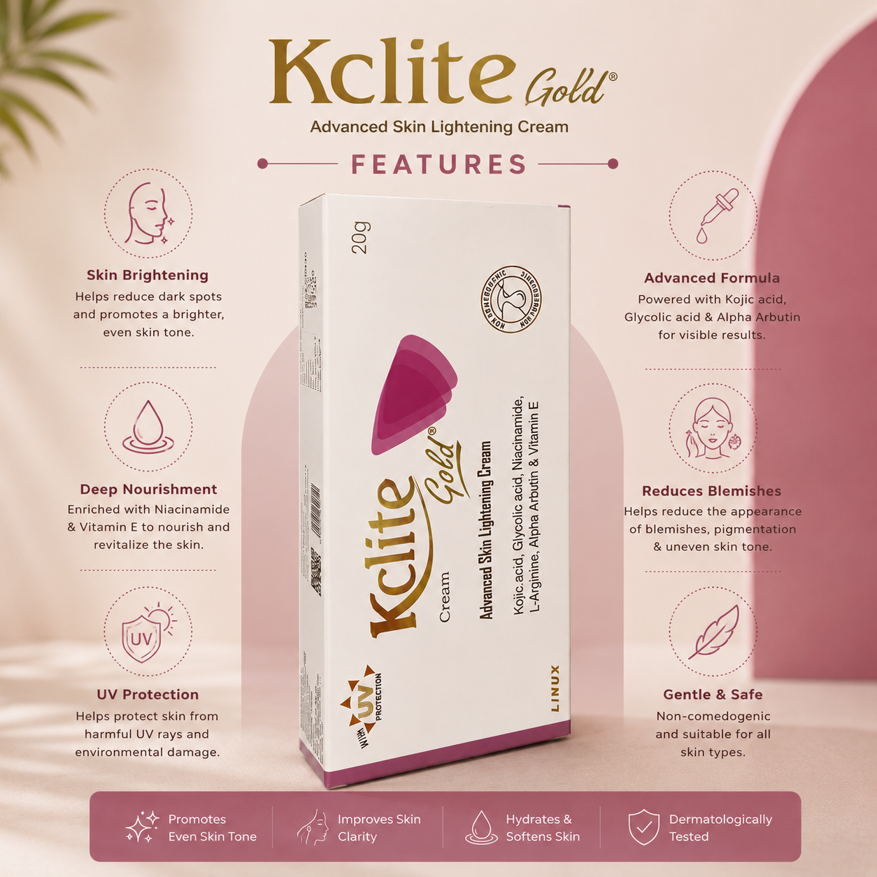 Kclite Gold Advanced Skin Lightening Cream