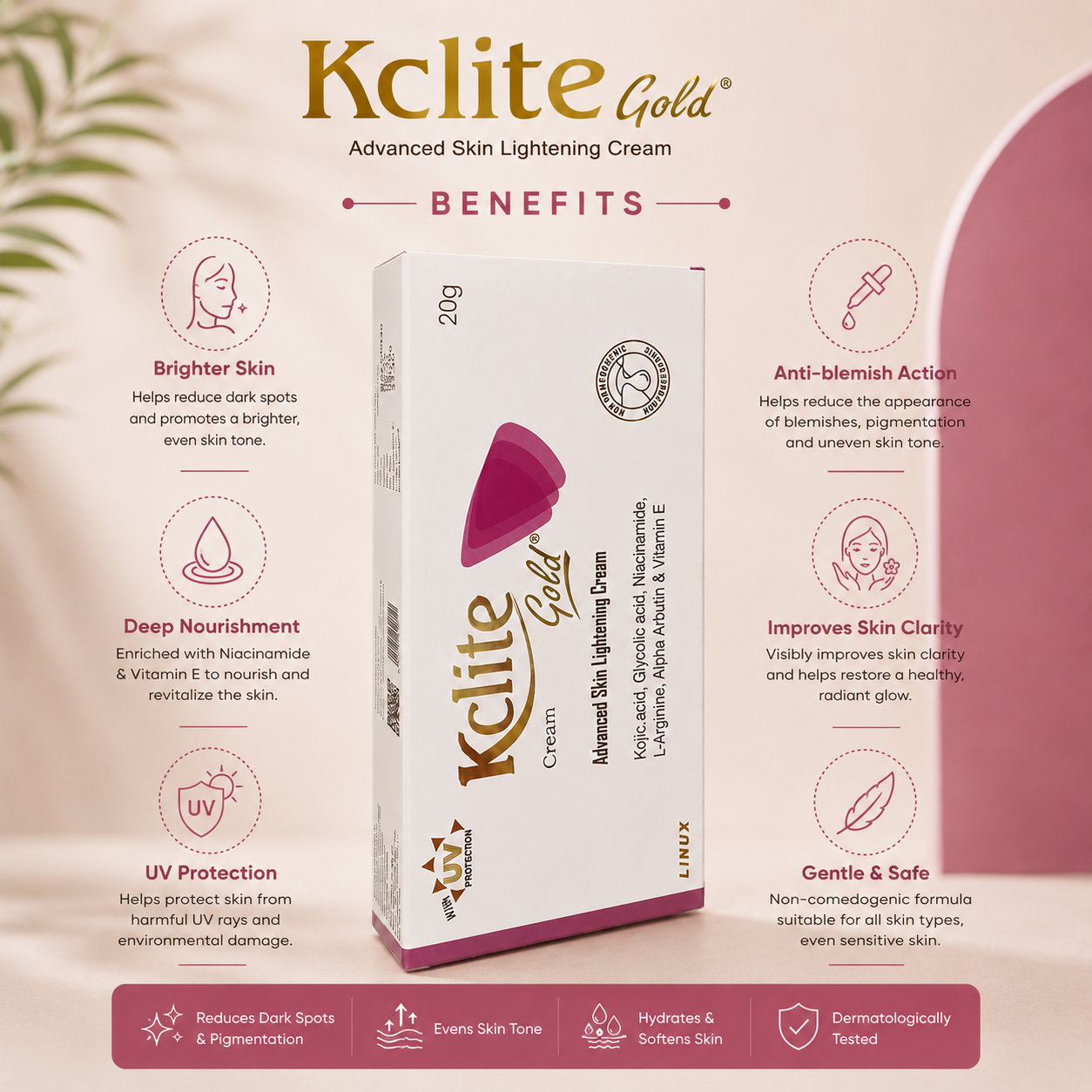 Kclite Gold Advanced Skin Lightening Cream