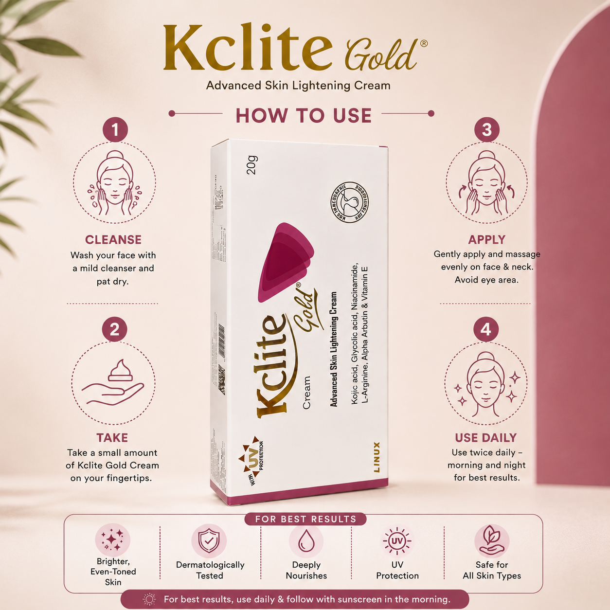 Kclite Gold Advanced Skin Lightening Cream