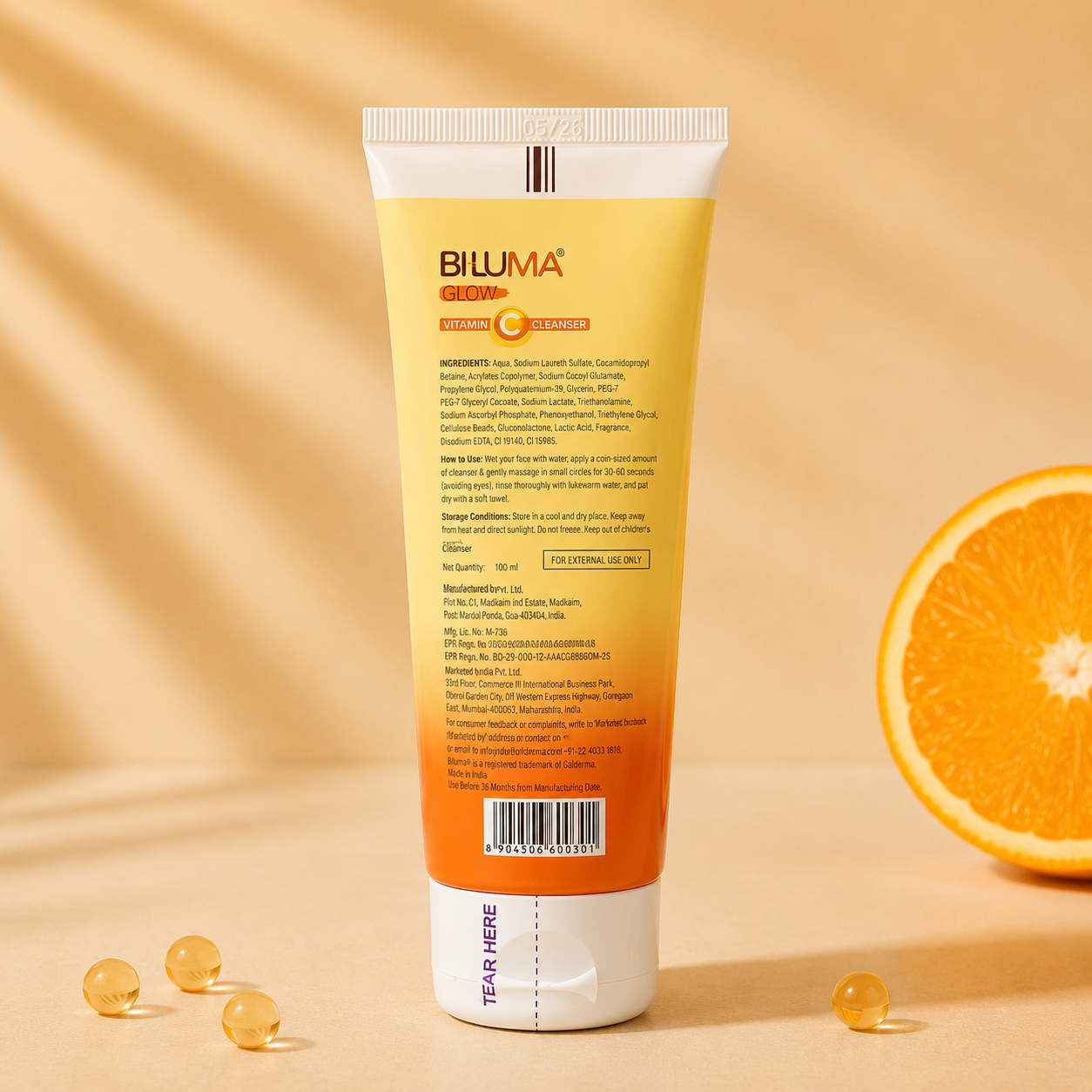 Biluma Glow Vitamin C Cleanser 100ml