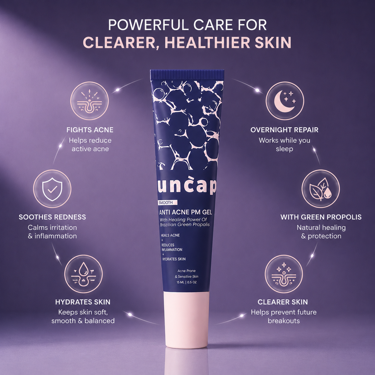 Uncap Smooth Anti Acne PM Gel 15ml