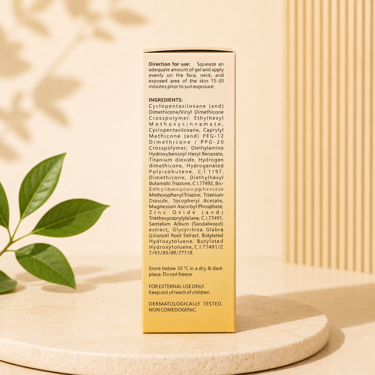Solasafe Tinted Sunscreen SPF 50 PA+++ (Ivory)