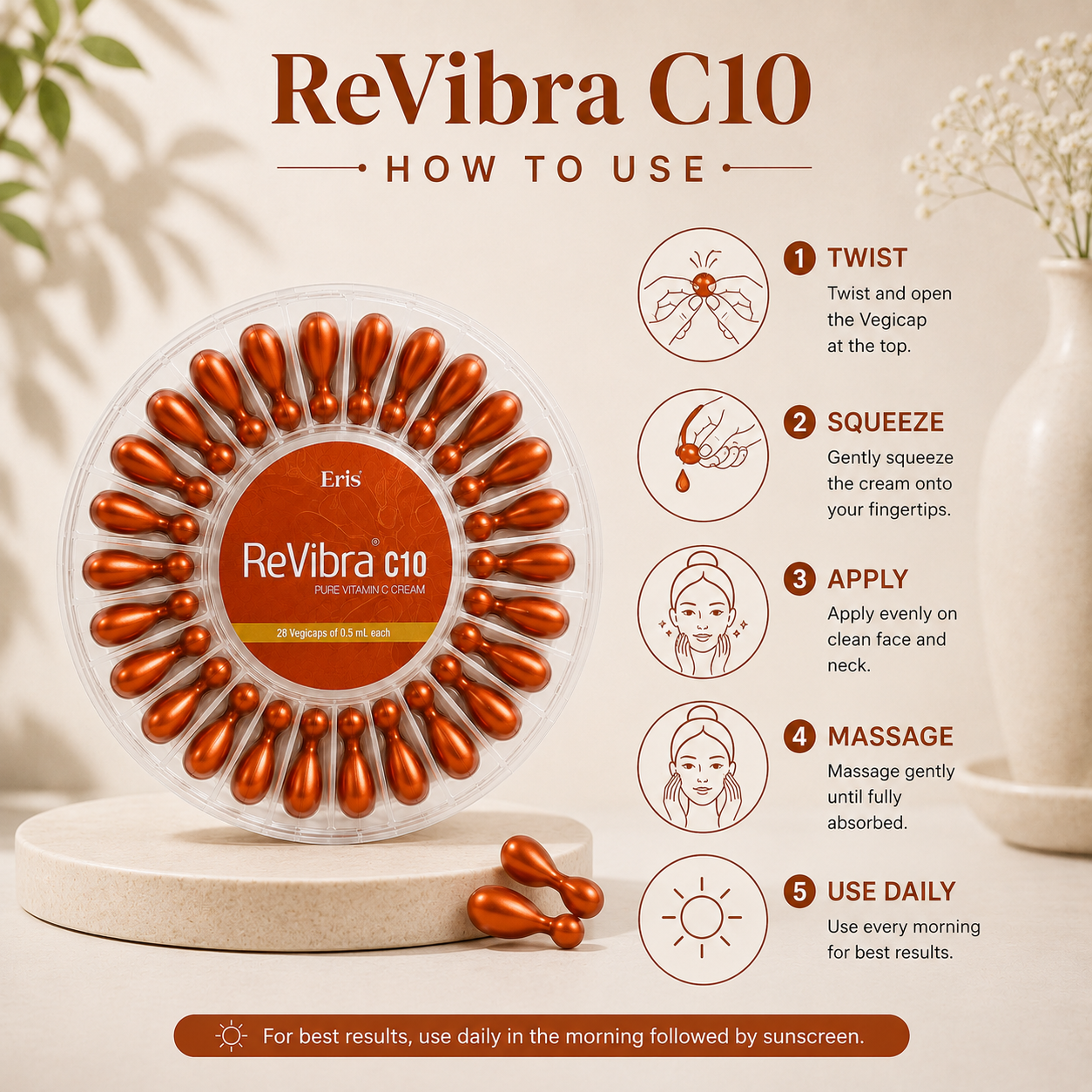 ReVibra C10 Pure Vitamin C Cream