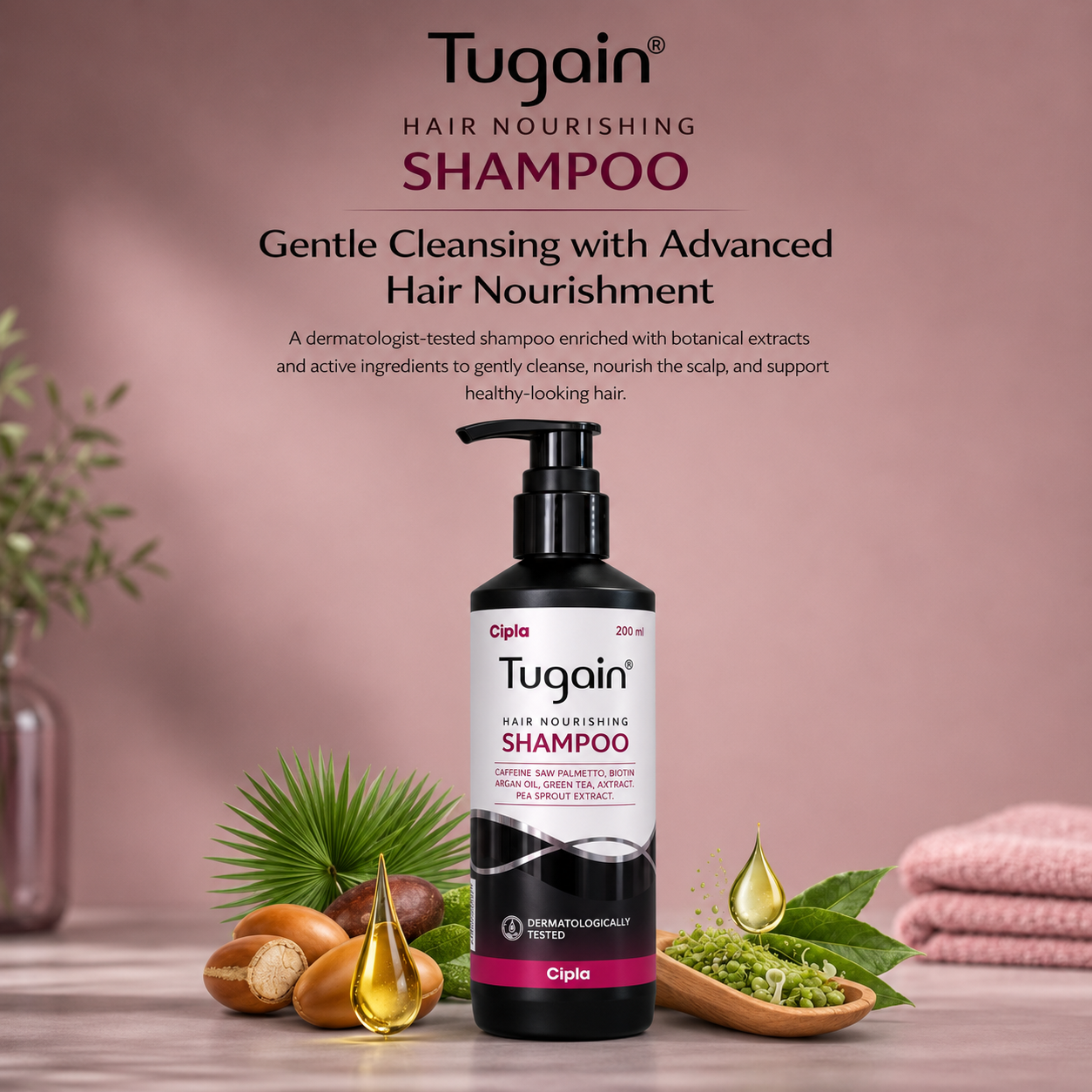 Tugain Hair Nourishing Shampoo 200ml