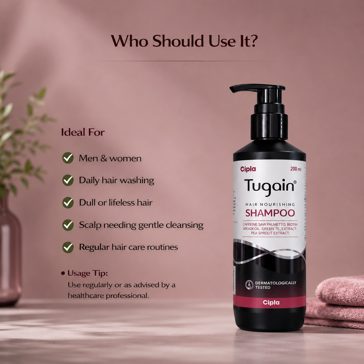 Tugain Hair Nourishing Shampoo 200ml