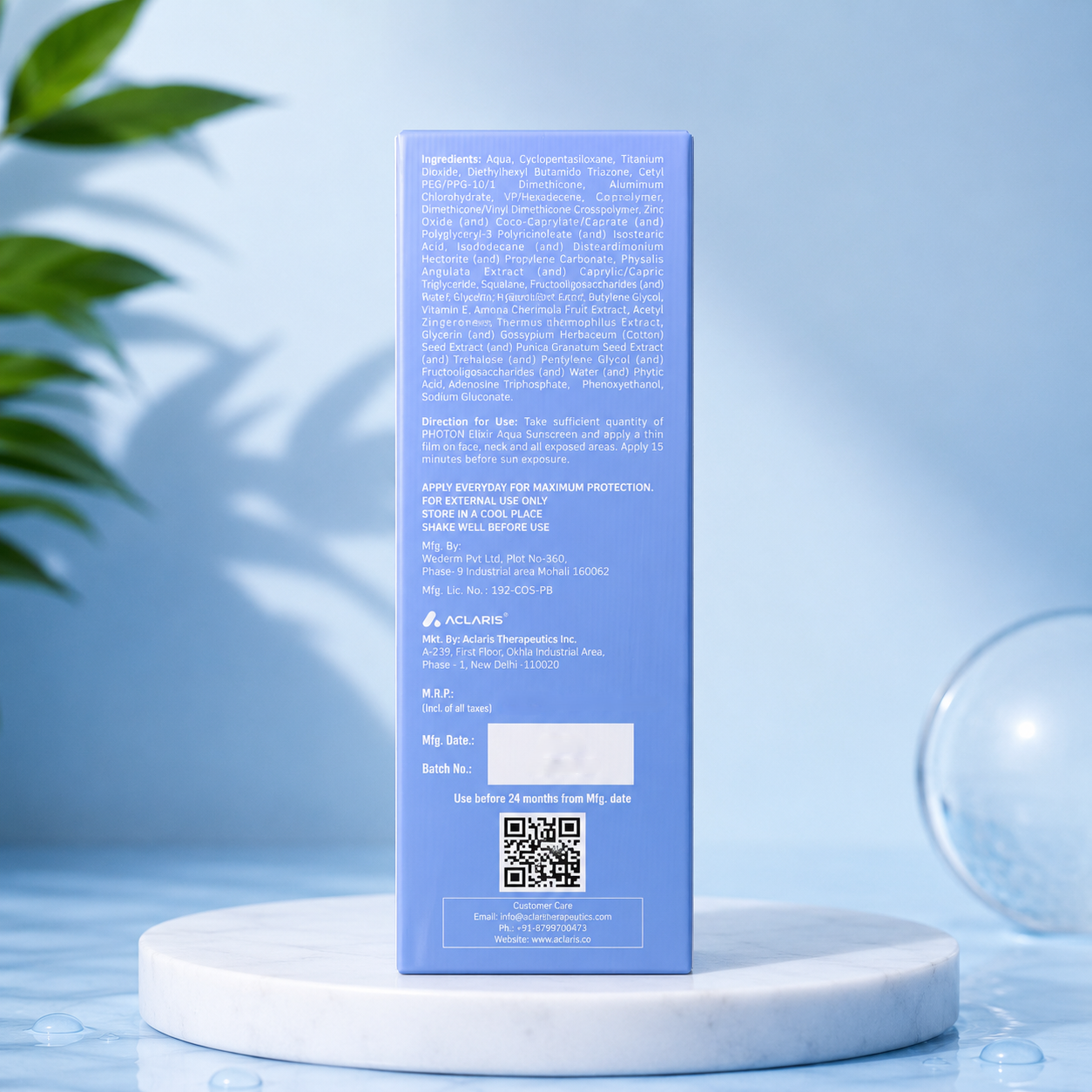 Photon Elixir Aqua Sunscreen Gel SPF 50+ PA++++