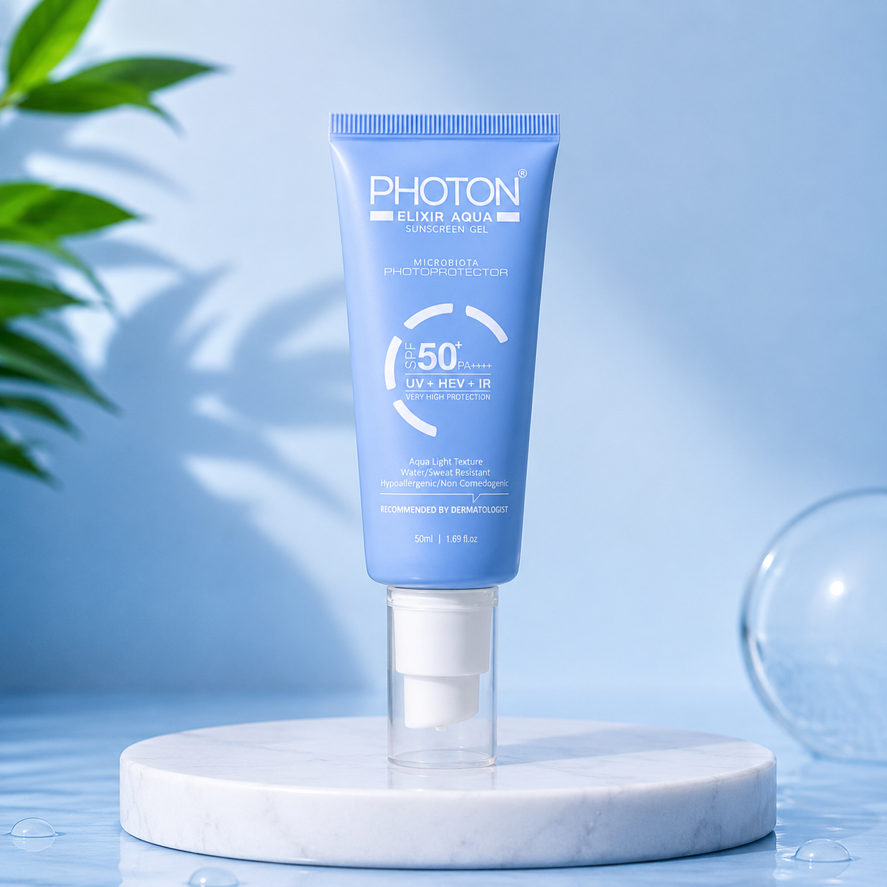 Photon Elixir Aqua Sunscreen Gel SPF 50+ PA++++