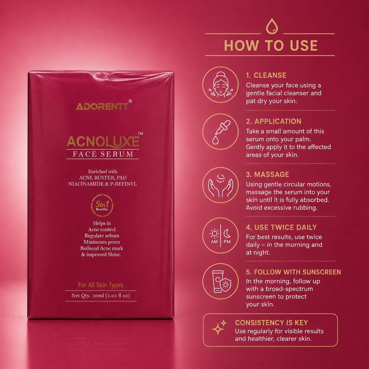 Acnoluxe Face Serum