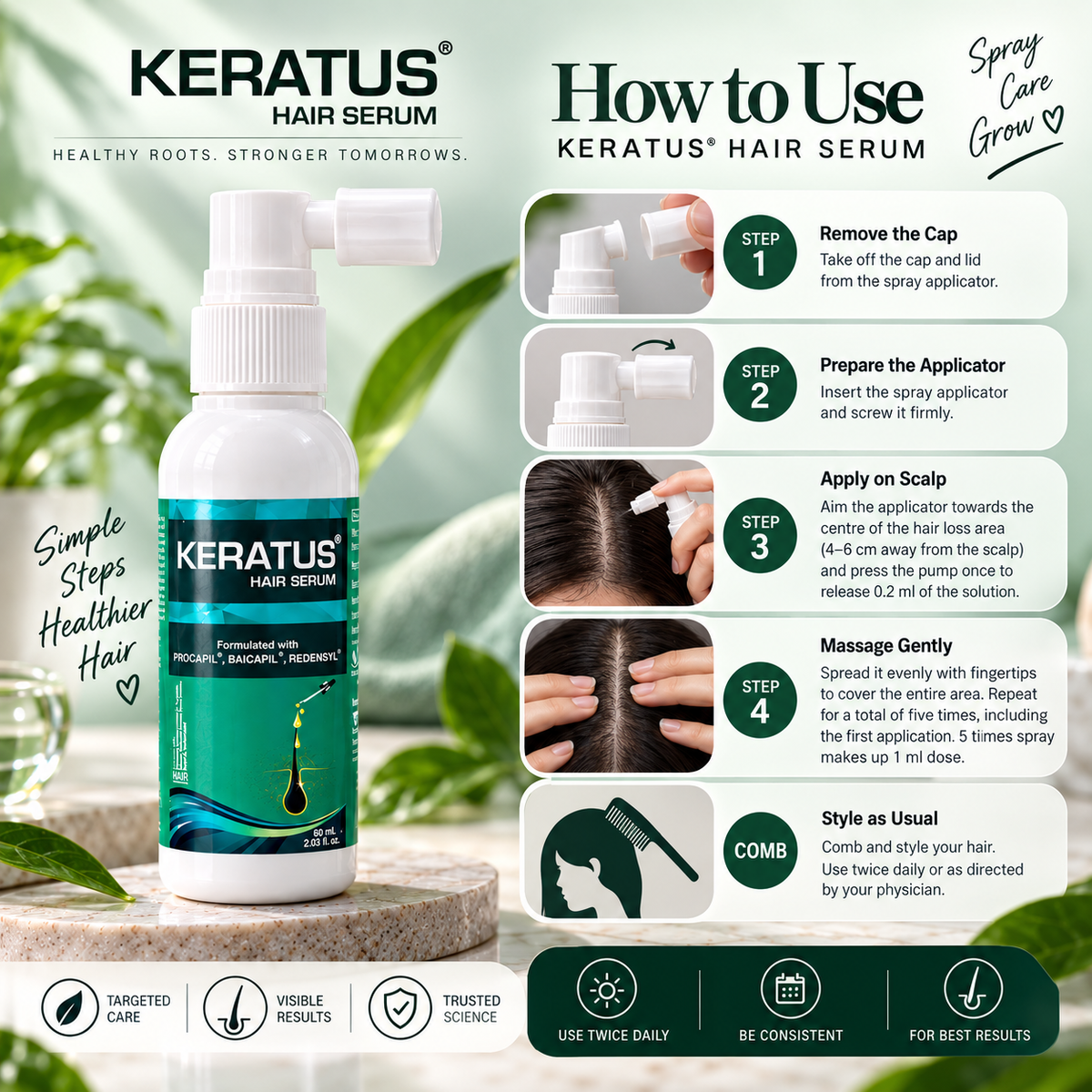 Keratus Hair Serum 60 ml