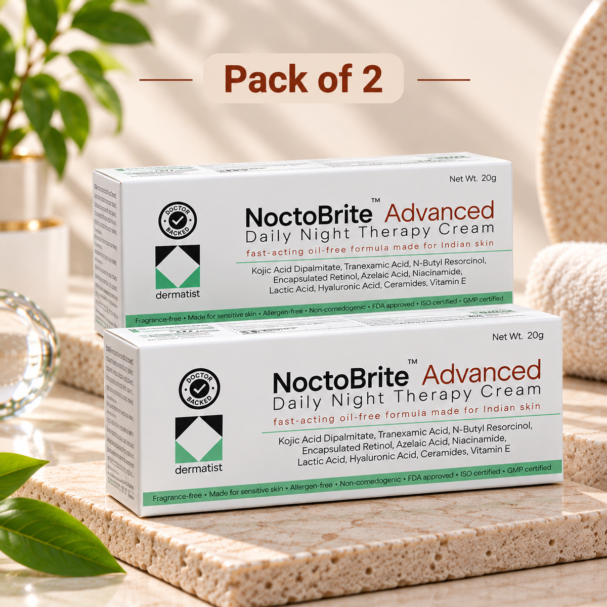 NoctoBrite Advanced Daily Night Therapy Cream 20 g