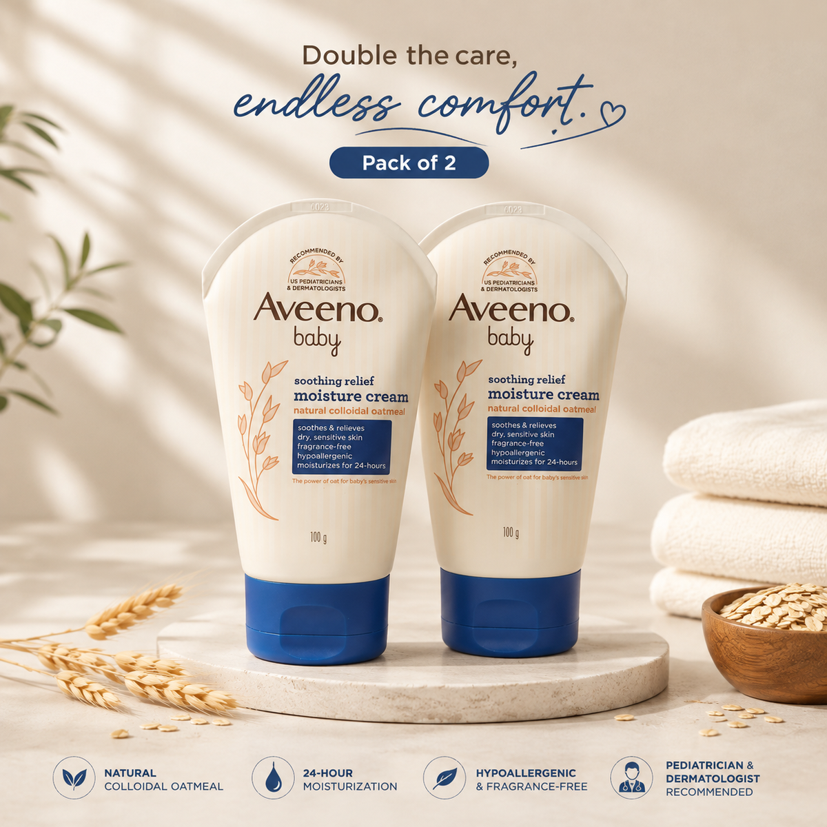 Aveeno Baby Soothing Relief Moisture Cream 100g