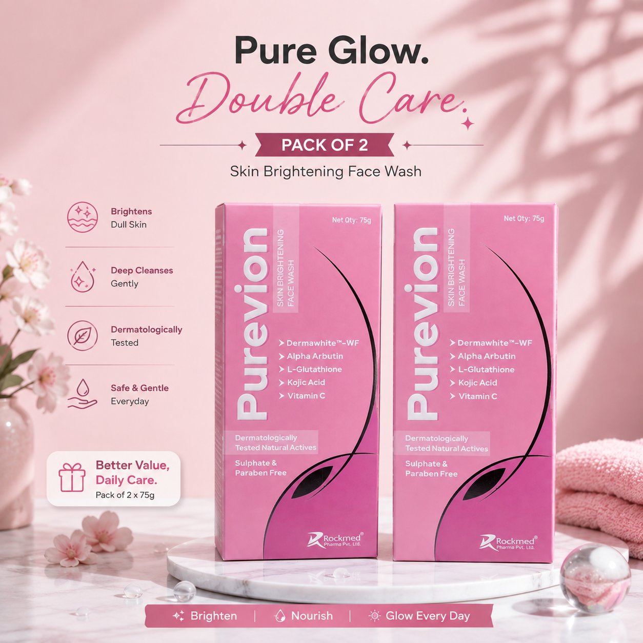 Purevion Skin Brightening Face Wash