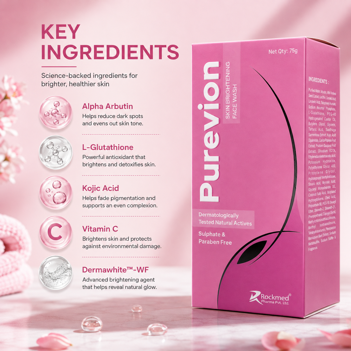 Purevion Skin Brightening Face Wash