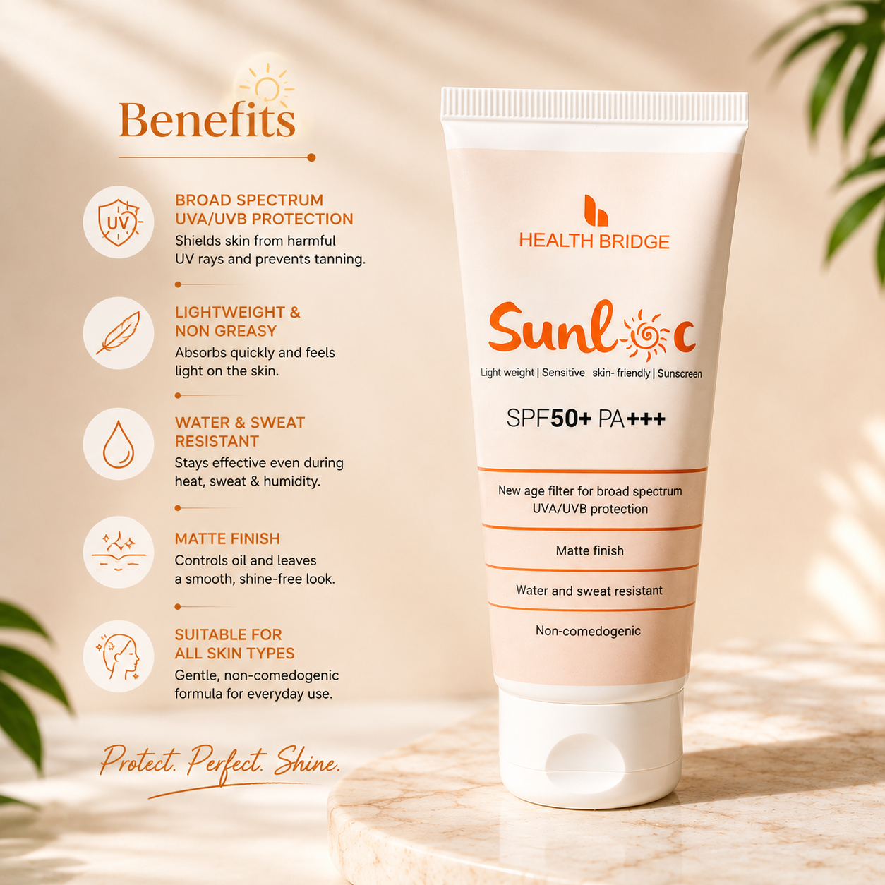 Sunloc SPF 50+ PA+++ Sunscreen