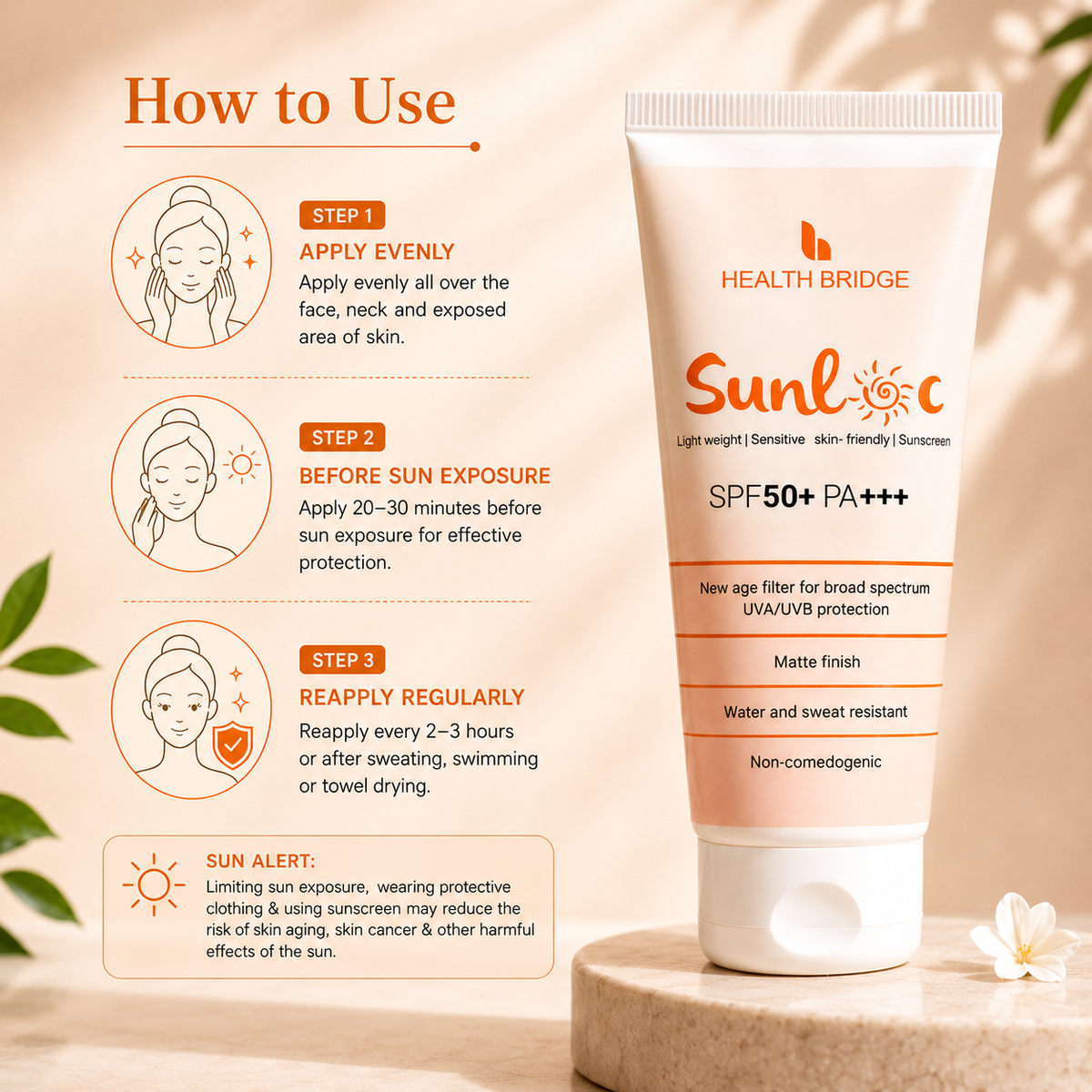 Sunloc SPF 50+ PA+++ Sunscreen