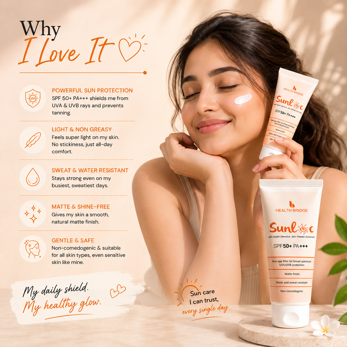 Sunloc SPF 50+ PA+++ Sunscreen