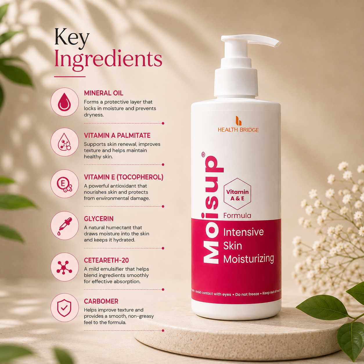 Moisup Intensive Skin Moisturizing Lotion