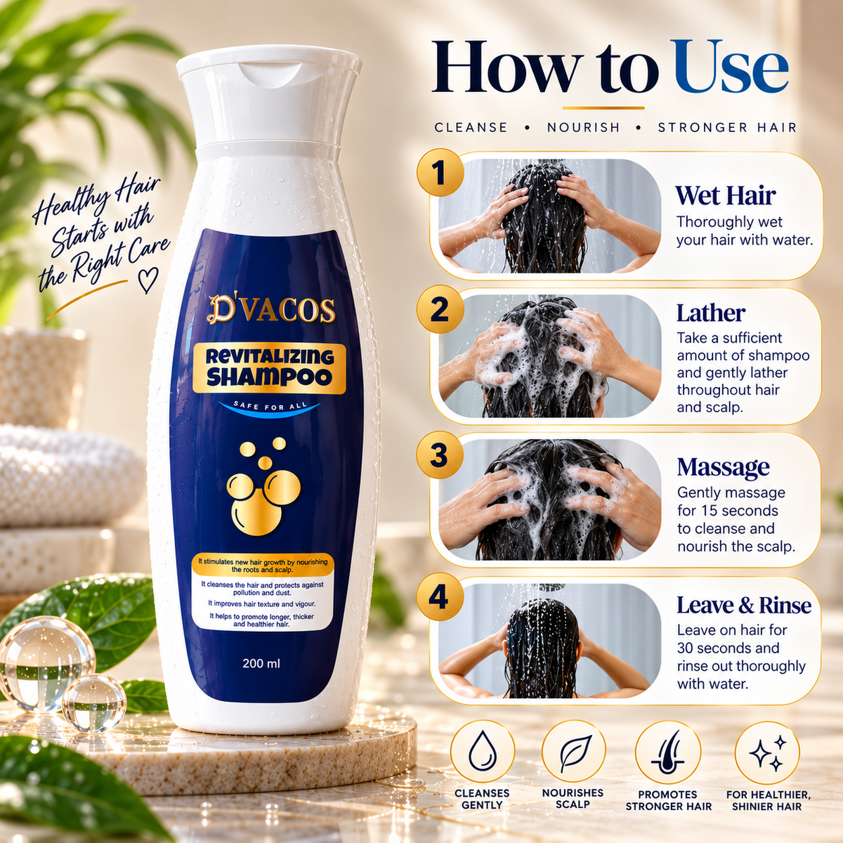 D’Vacos Revitalizing Shampoo