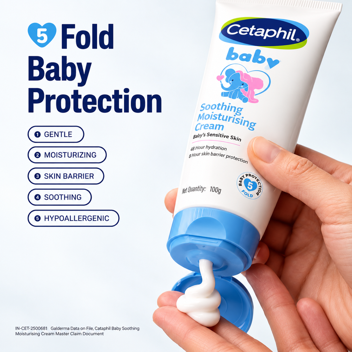 Cetaphil Baby Soothing Moisturising Cream - 100g
