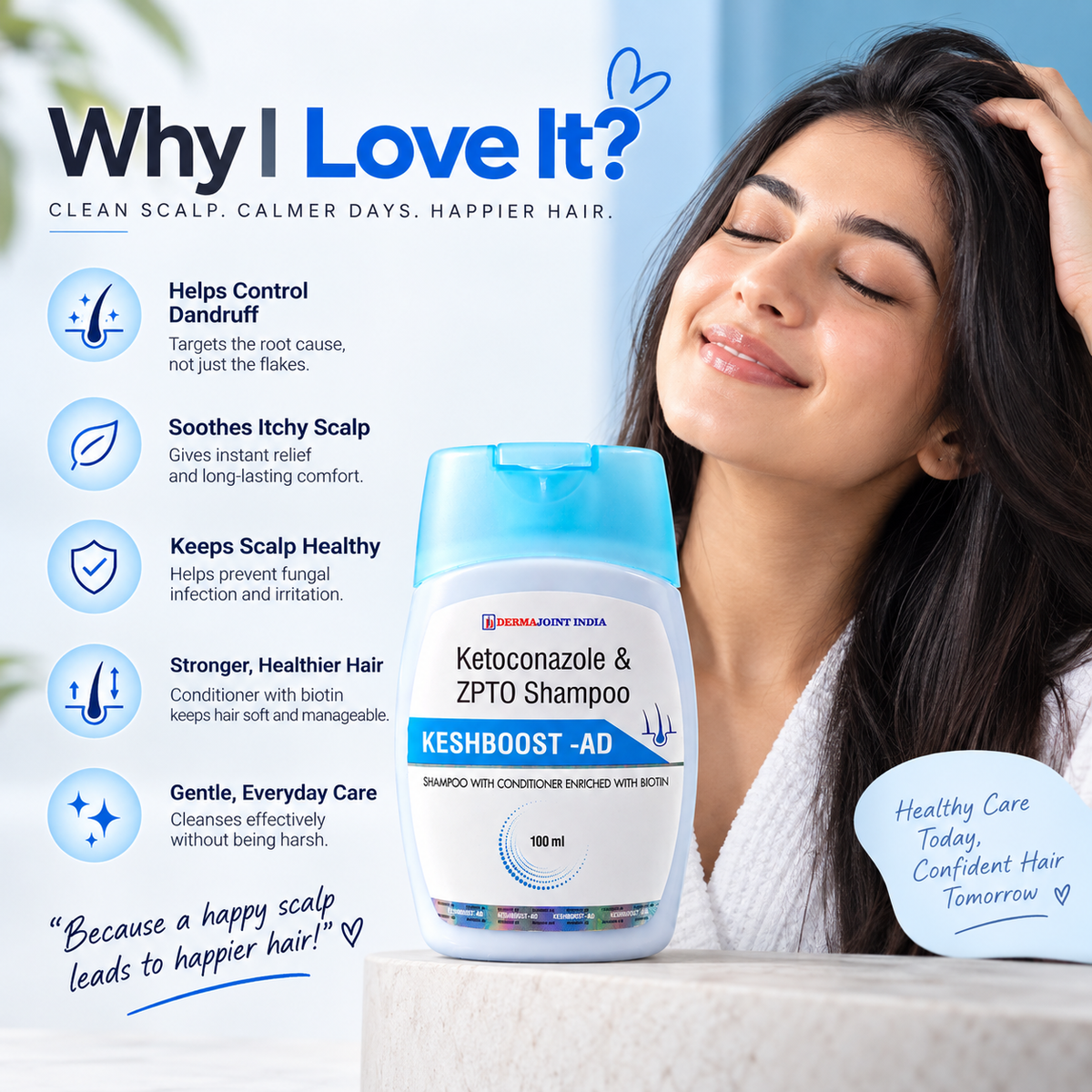 Keshboost-AD Shampoo With Conditioner