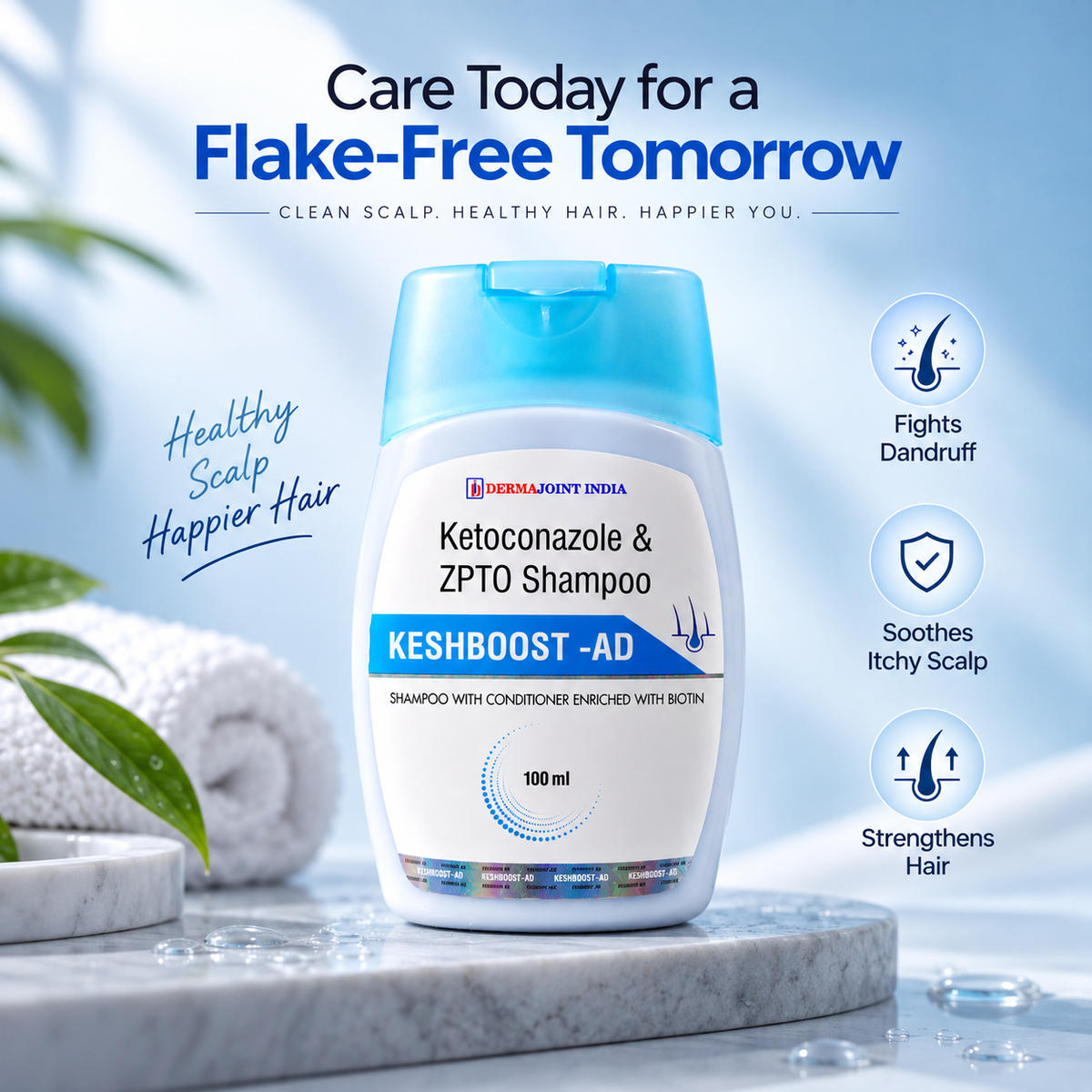 Keshboost-AD Shampoo With Conditioner
