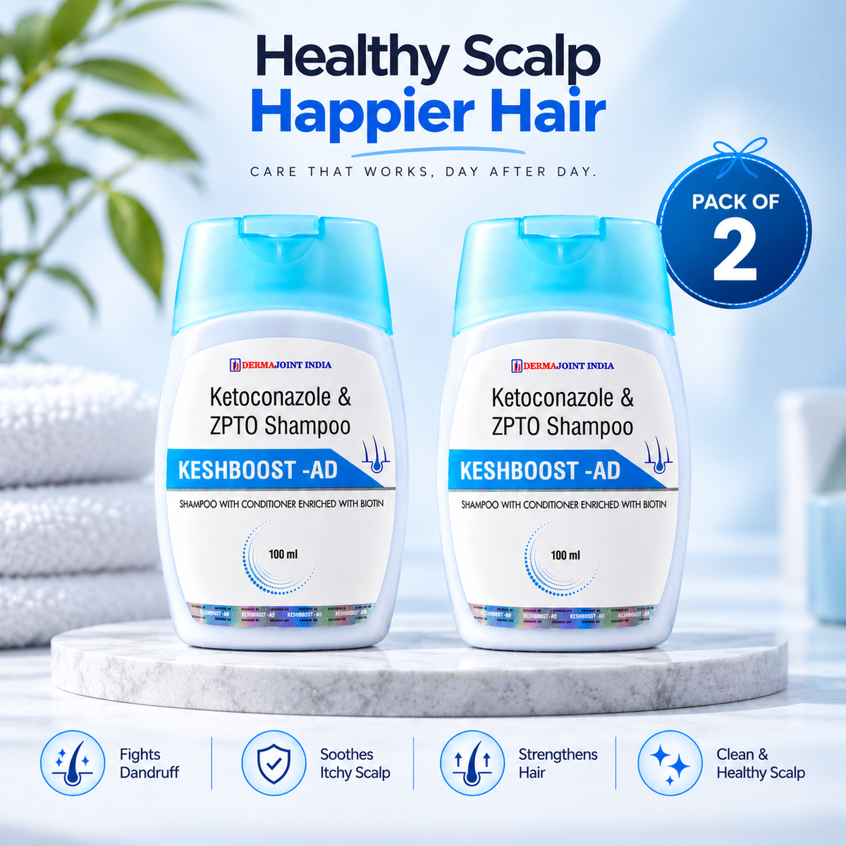 Keshboost-AD Shampoo With Conditioner
