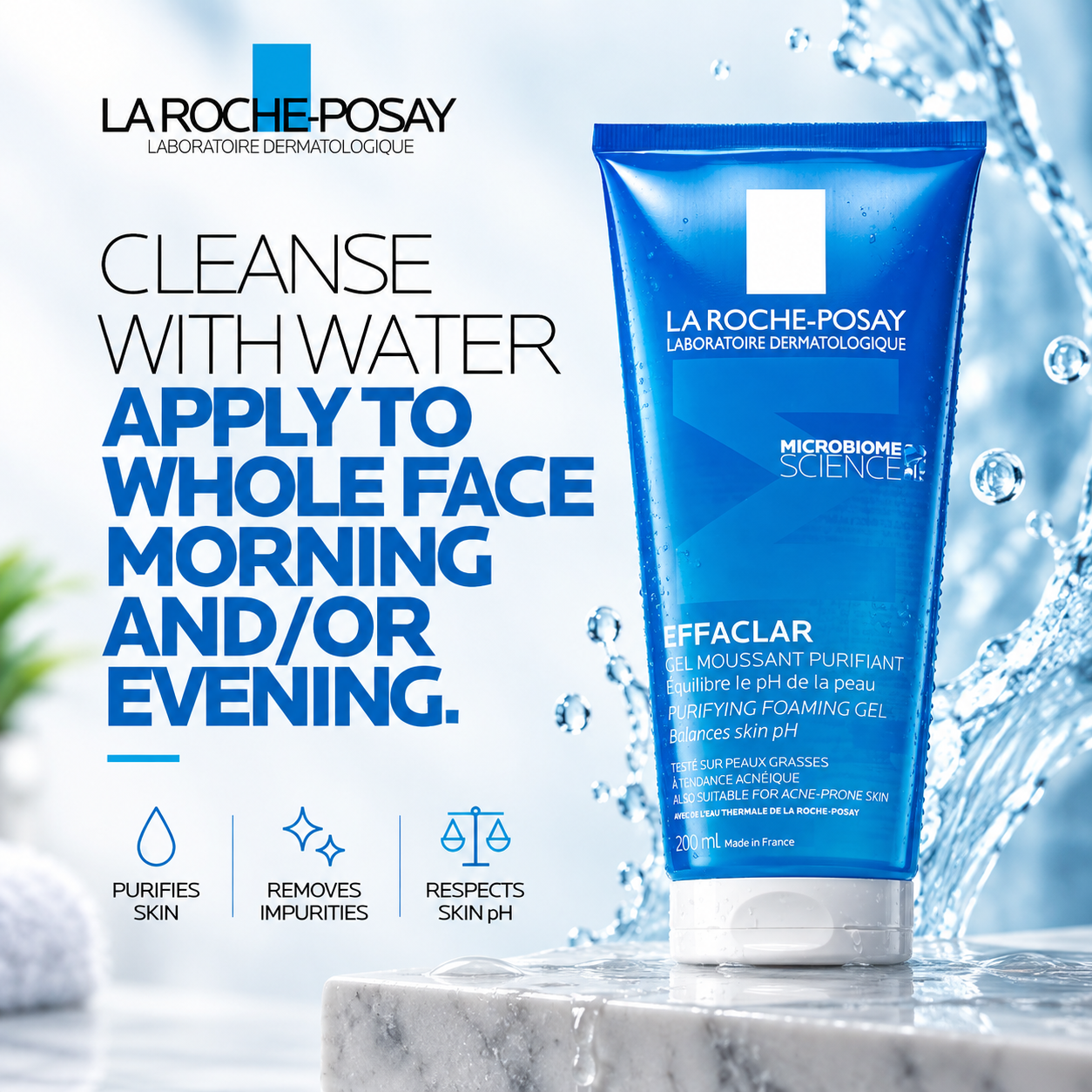 La Roche-Posay Effaclar Purifying Foaming Gel 200ml