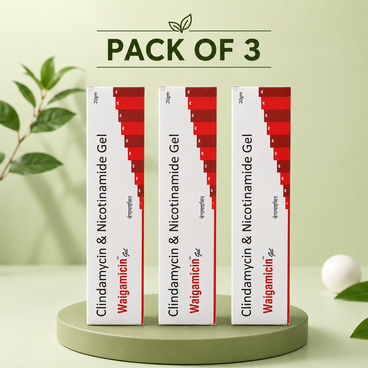 Waigamicin Clindamycin & Nicotinamide Gel