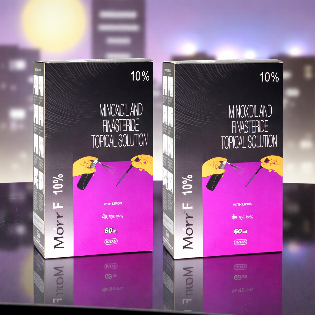 Morr F 10% (Minoxidil and Finasteride Topical Solution)
