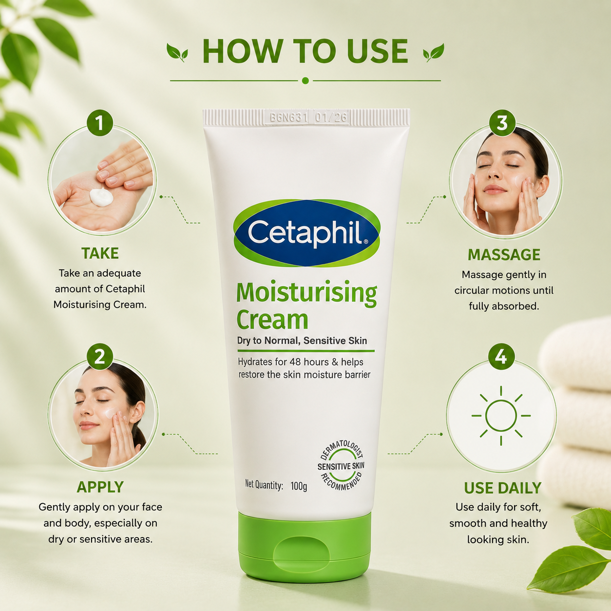 Cetaphil Moisturising Cream 100g