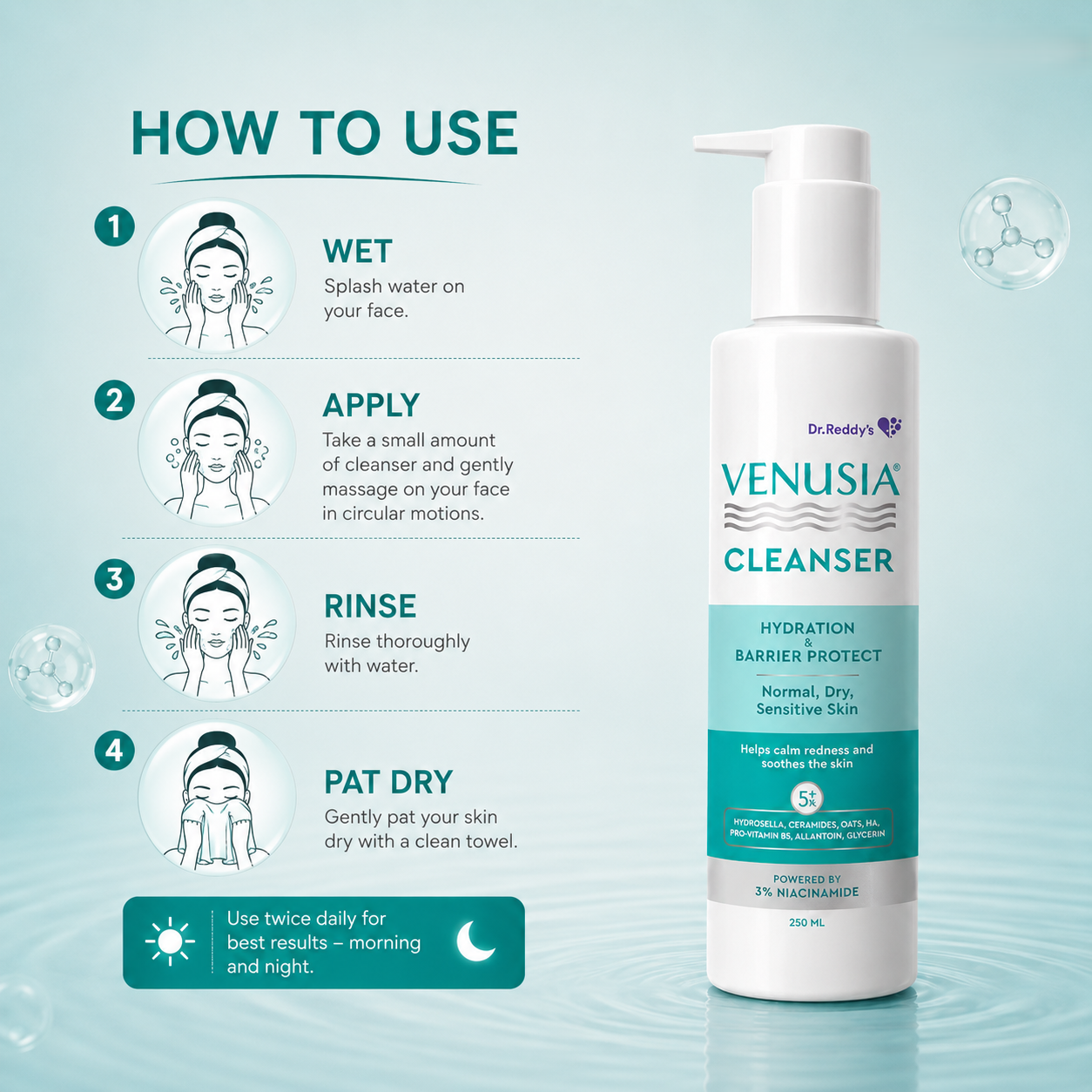 Venusia Cleanser 250ml