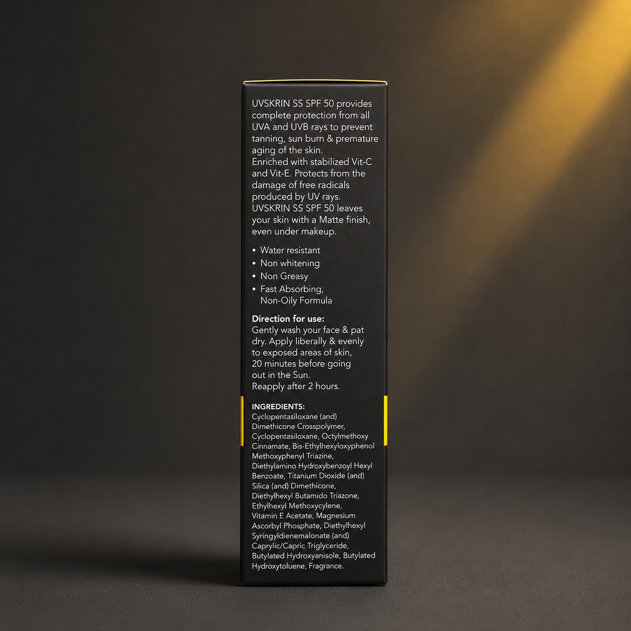 UVSKRIN SS Silicone Sunscreen Gel SPF 50+ PA+++