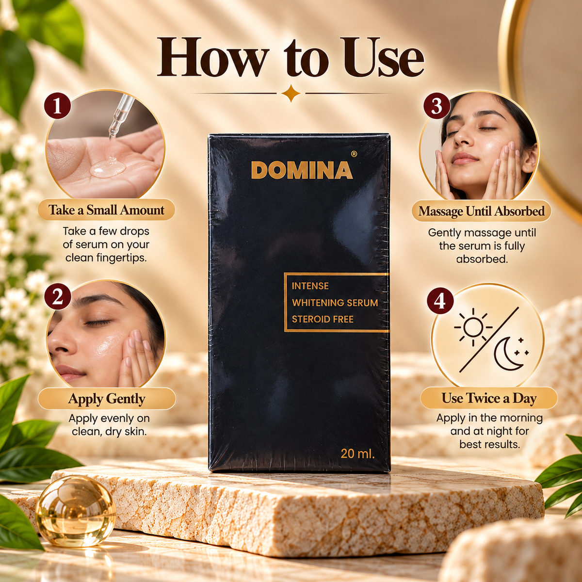 Domina Intense Whitening Serum 20 ml